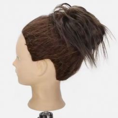 8Pcs Fluffy Bun Hair Piece with Elastic Rubber Bands